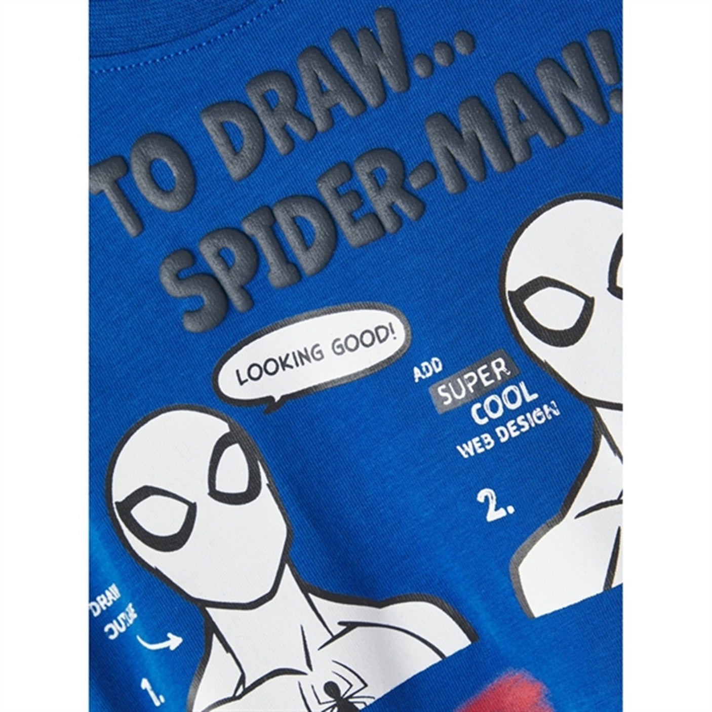 Name it True Blue Sepp Spiderman Blouse