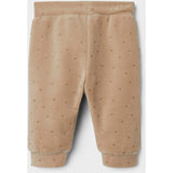 Name it Oxford Tan Noya Velour Pants