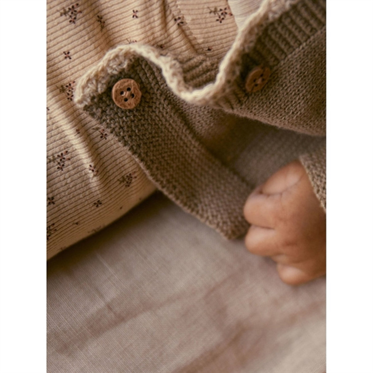 Lil'Atelier Chinchilla Emmely Knit Cardigan