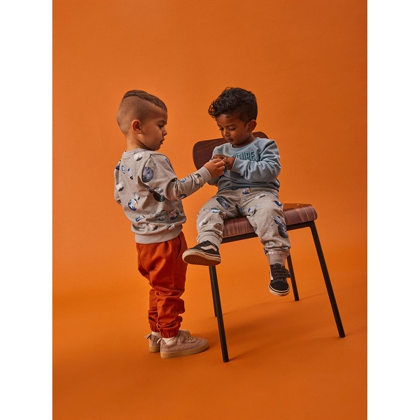 Name it Peyote Melange Normann Sweatshirt