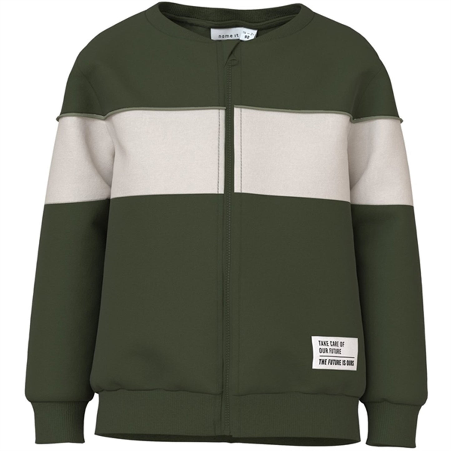 Name it Rifle Green Nulle Sweat Cardigan