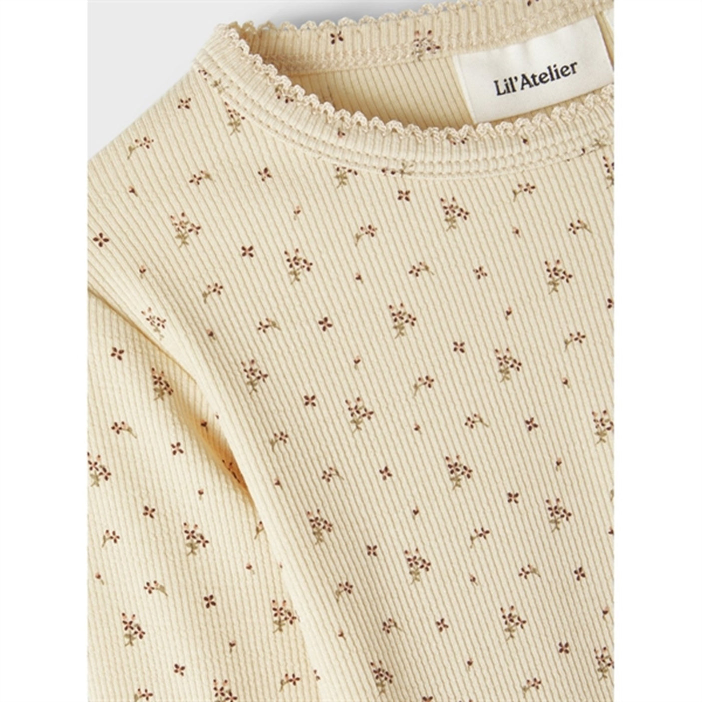 Lil'Atelier Wood Ash Gago Slim Blouse