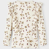 Lil'Atelier Turtledove/Berry Gaya Slim Blouse