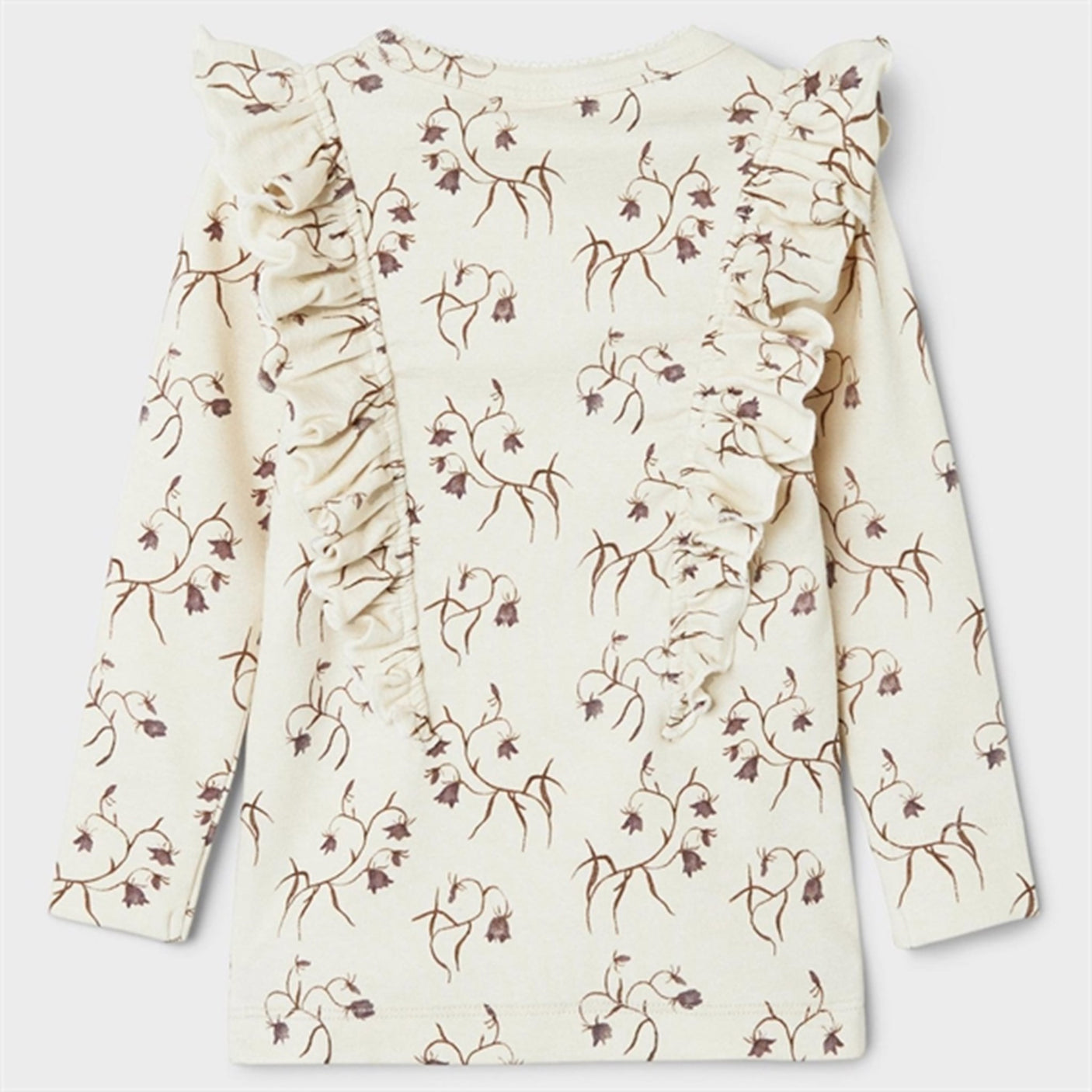 Lil'Atelier Turtledove/Flower Gaya Slim Blouse