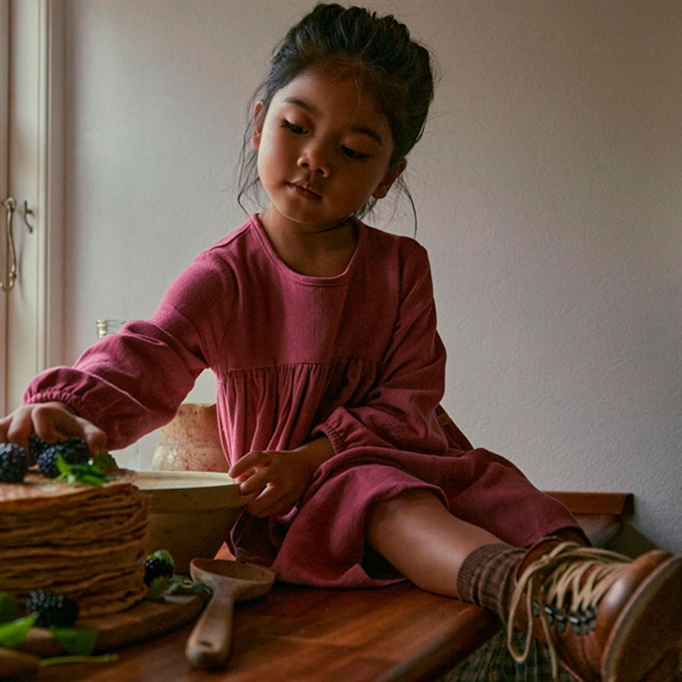 Lil'Atelier Dry Rose Heather Loose Dress