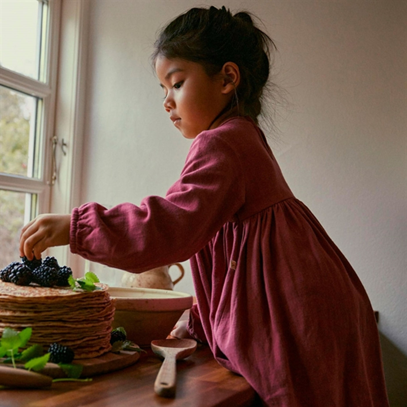 Lil'Atelier Dry Rose Heather Loose Dress