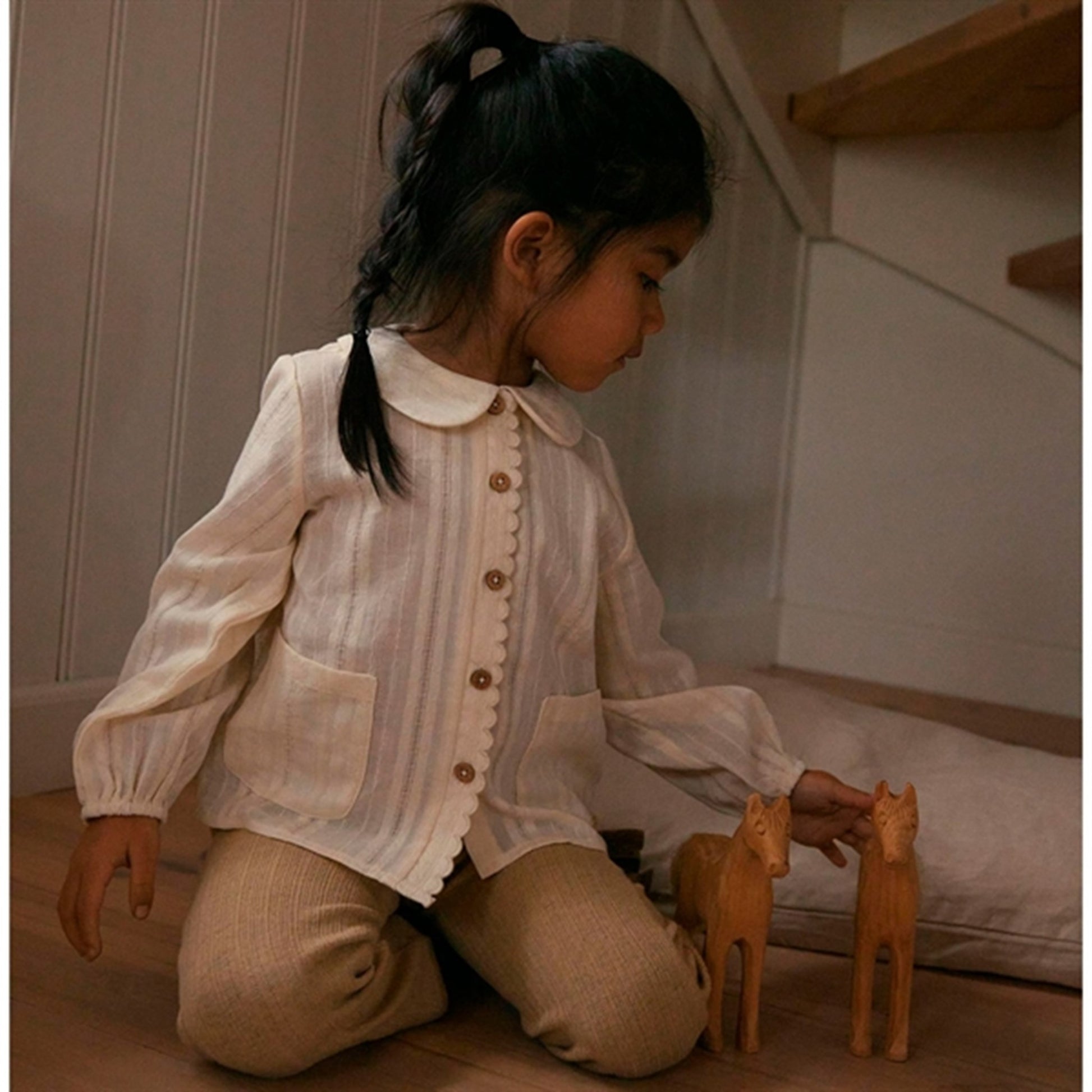 Lil'Atelier Turtledove Naja Loose Shirt