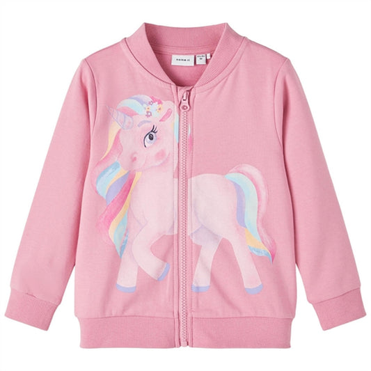 Name it Orchid Smoke Blakely Sweat Cardigan