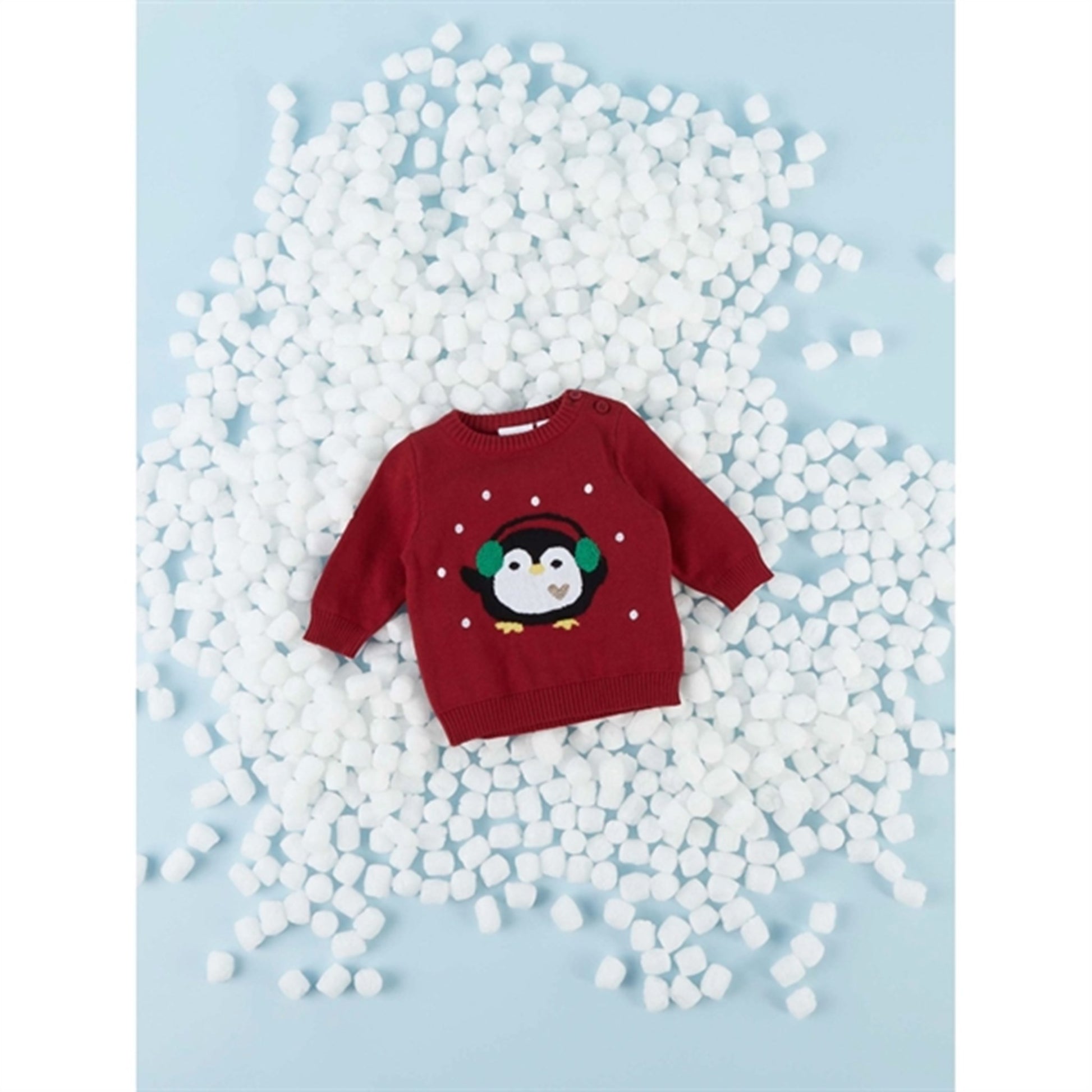 Name it Jester Red Radeer Knit Sweater