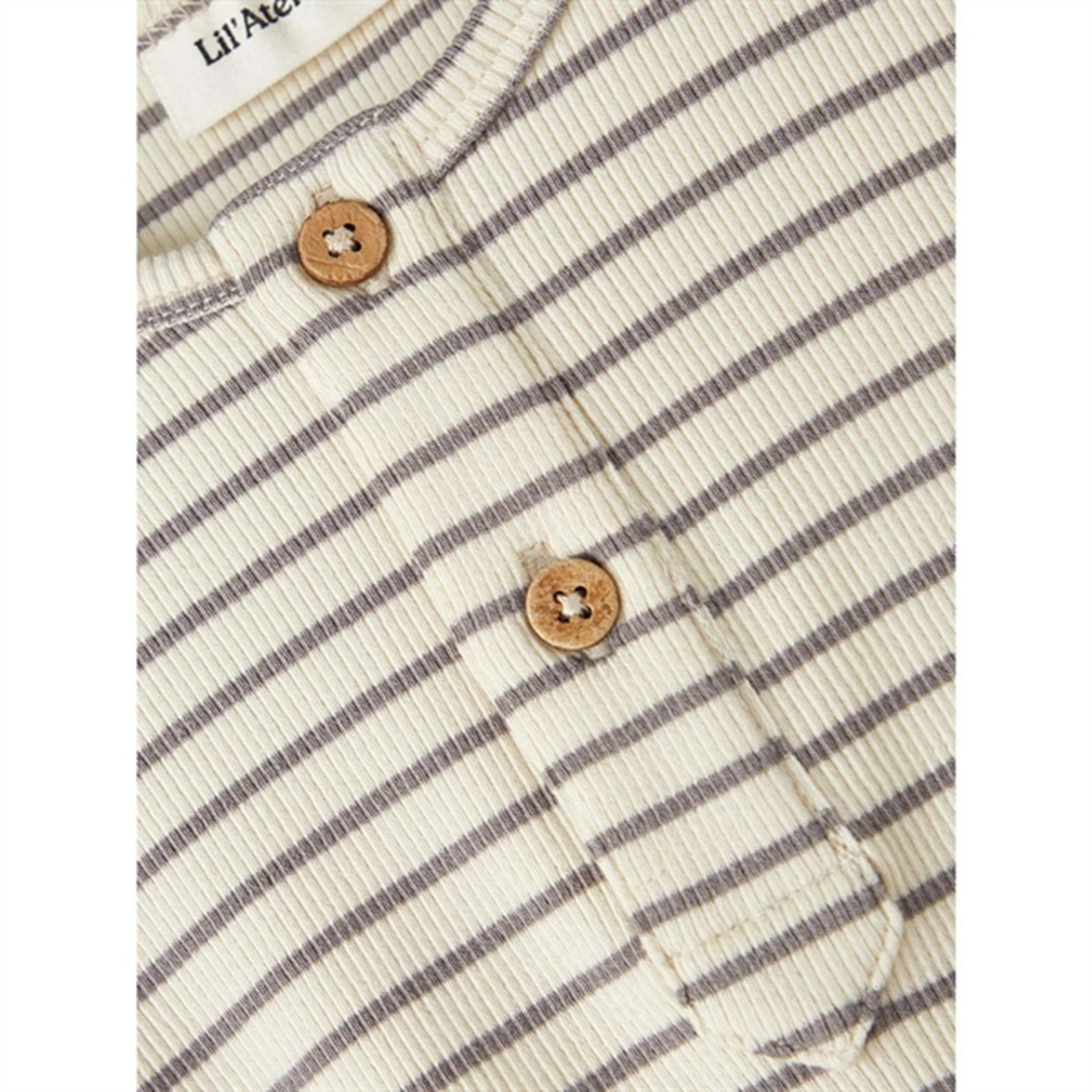 Lil'Atelier Frost Gray Gago Slim T-Shirt