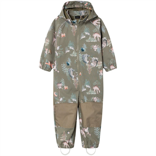 Name it Vetiver Alfa Softshell Suit Green Wood