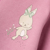 Name it Orchid Haze Nightsuit with Zipper Rabbit Noos
