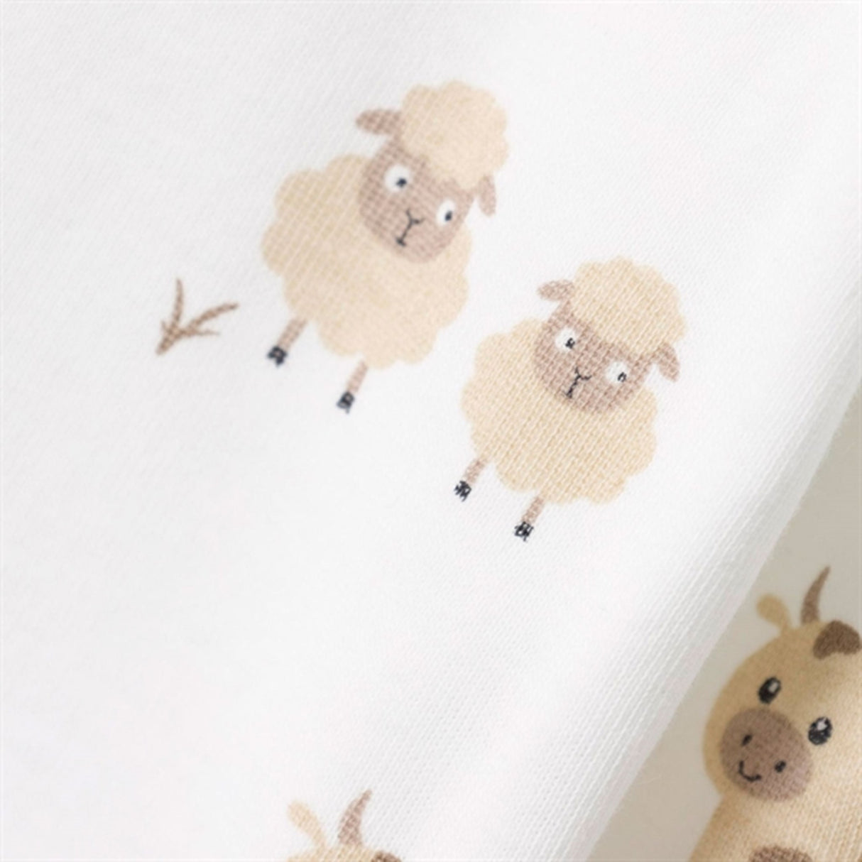 Name it Bright White Farm Animals Body 2-pack noos