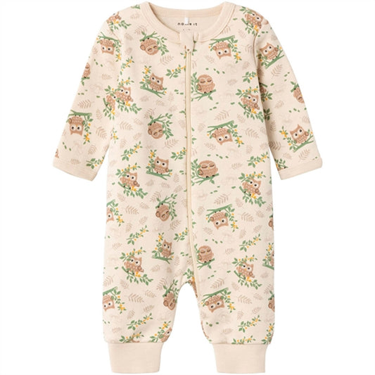 Name it Fog Owl Nightsuit with Zipper
