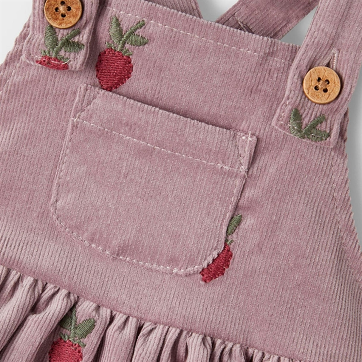 Lil'Atelier Quail Nelly Loose Corduroy Spencer Dress