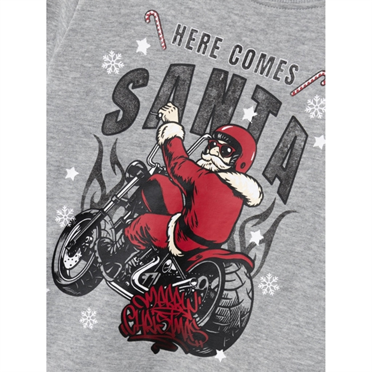 Name it Grey Melange Vismas Sweatshirt