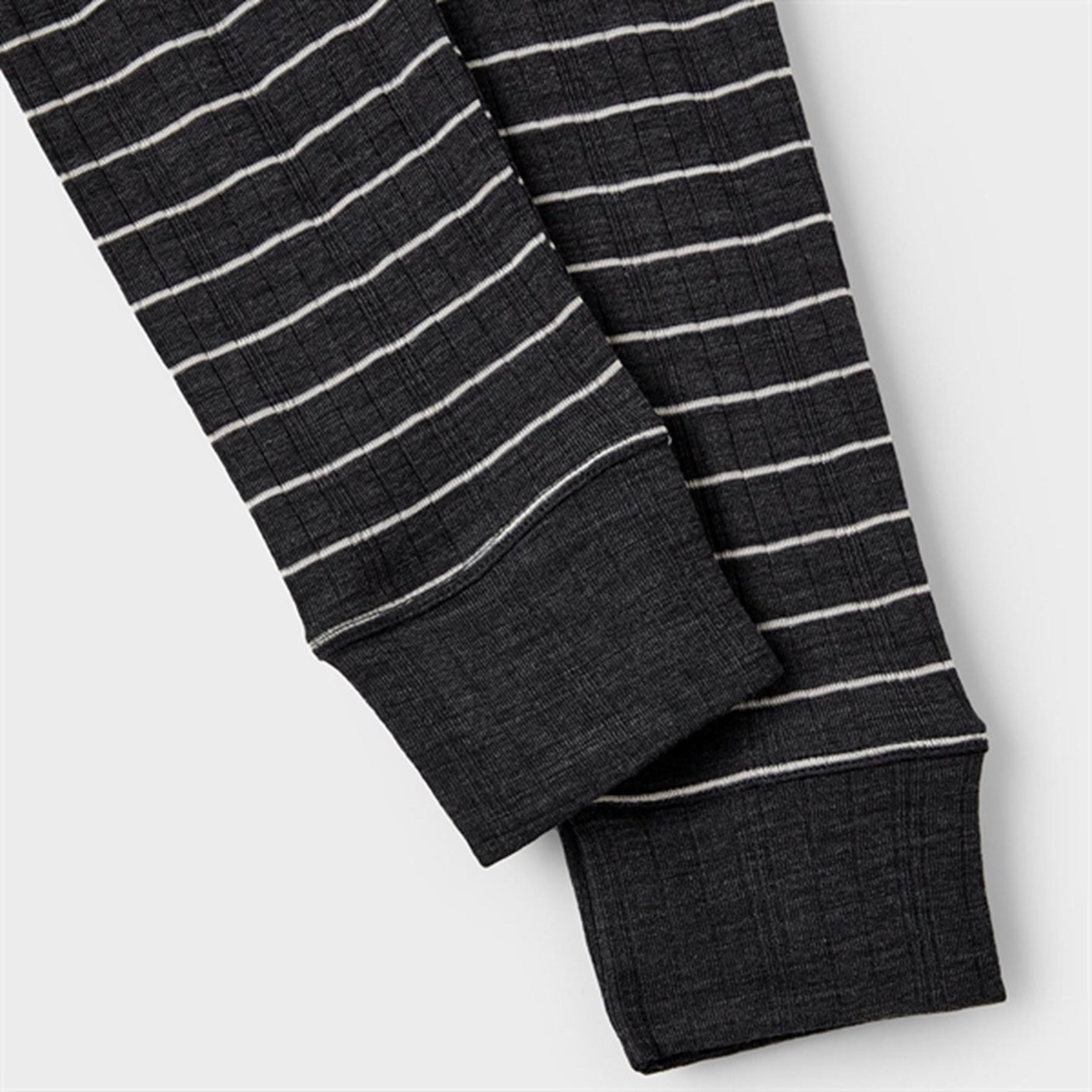 Name it Blue Graphite Stripes Wang Wool Needle Stripe Leggings