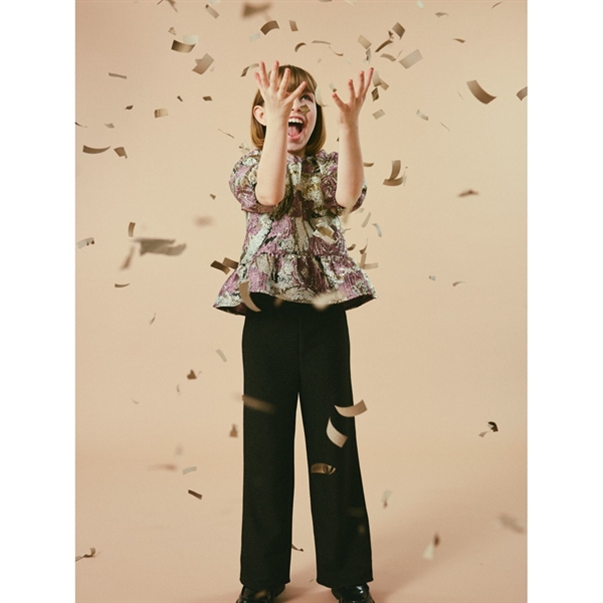 Name it Black Runic Wide Pants