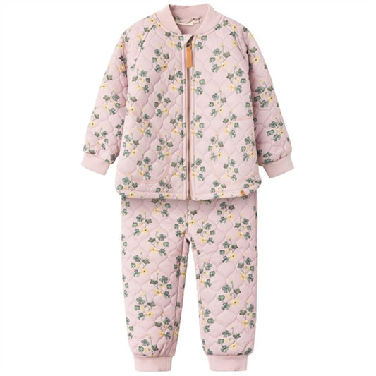 Lil'Atelier Violet Ice Lajuno Quilt Set AOP