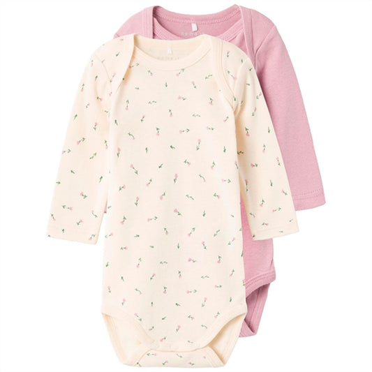 Name it Buttercream Body Floral 2-pack Noos