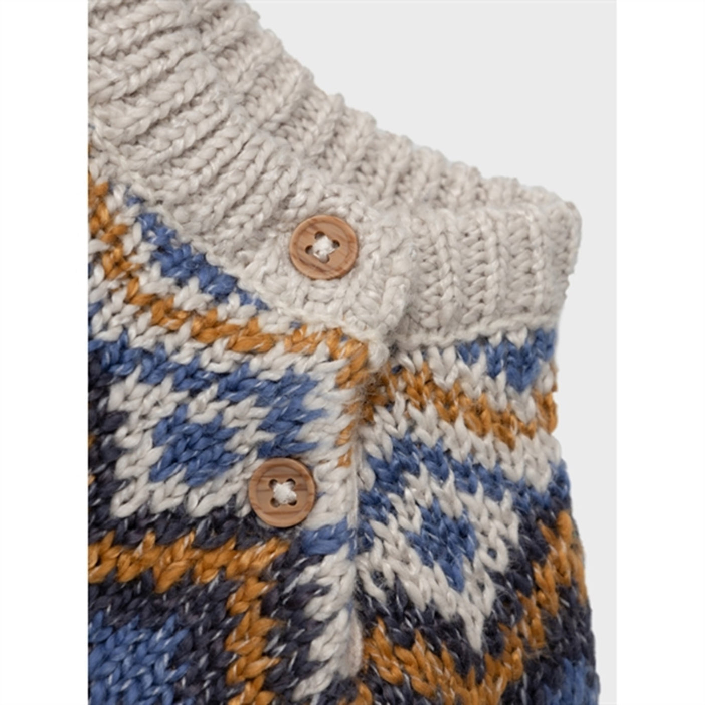 Name it Peyote Melange Ramlo Knit Blouse