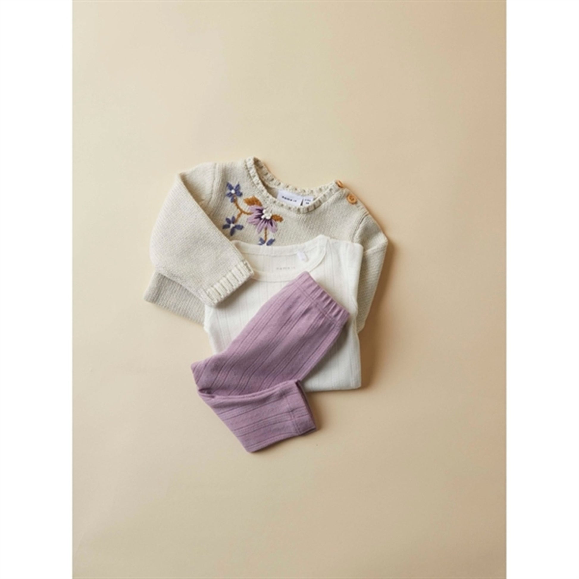 Name it Peyote Melange Salli Knit Blouse