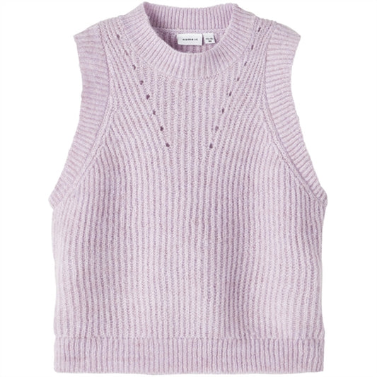 Name it Lavender Mist Retulle Knit Slipover