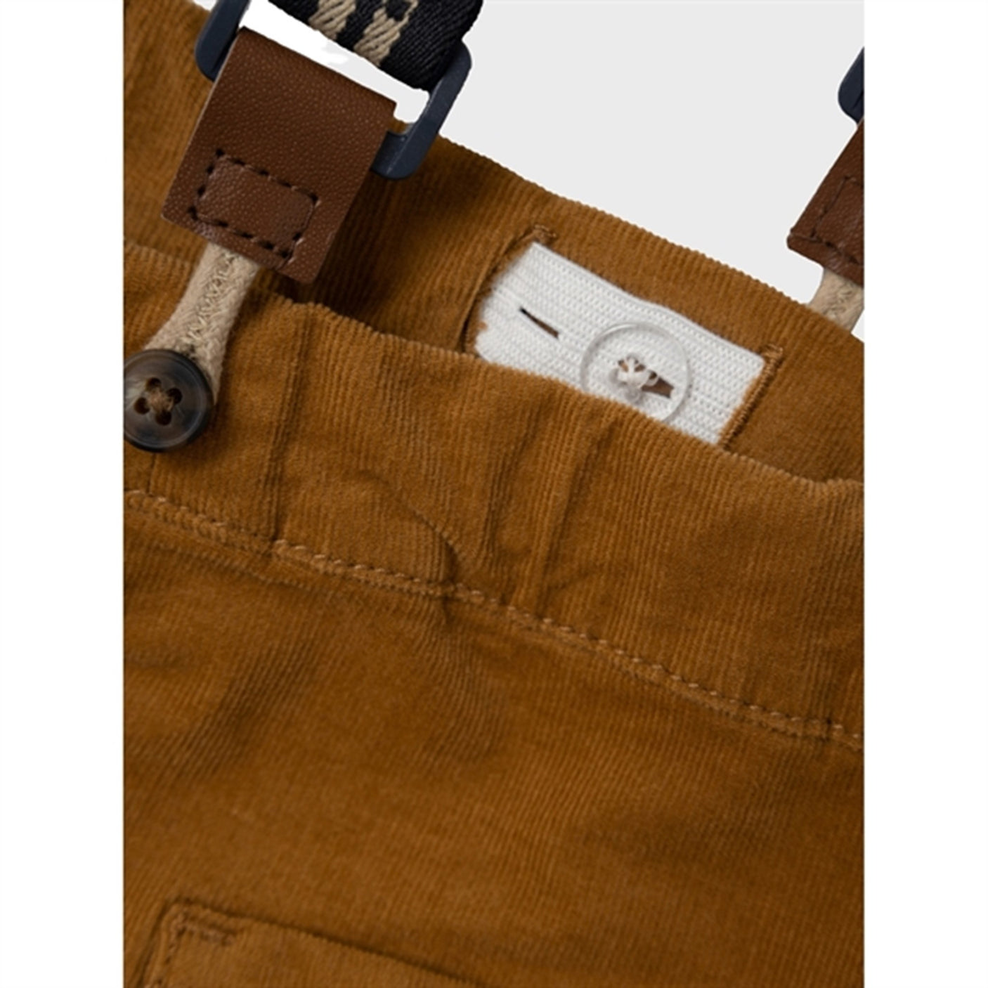 Name it Bone Brown Ben U-Shape Pants
