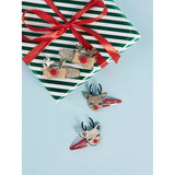 Name it Gold Colour Ored Hairclip Glitter 2-pack