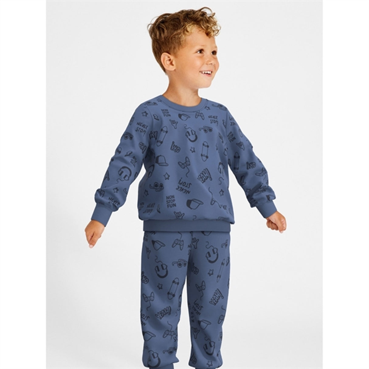 Name it Bijou Blue Vifelix Sweatpants