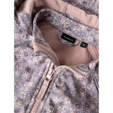 Name it Deauville Mauve Alfa08 Softshell Jacket Small Flower