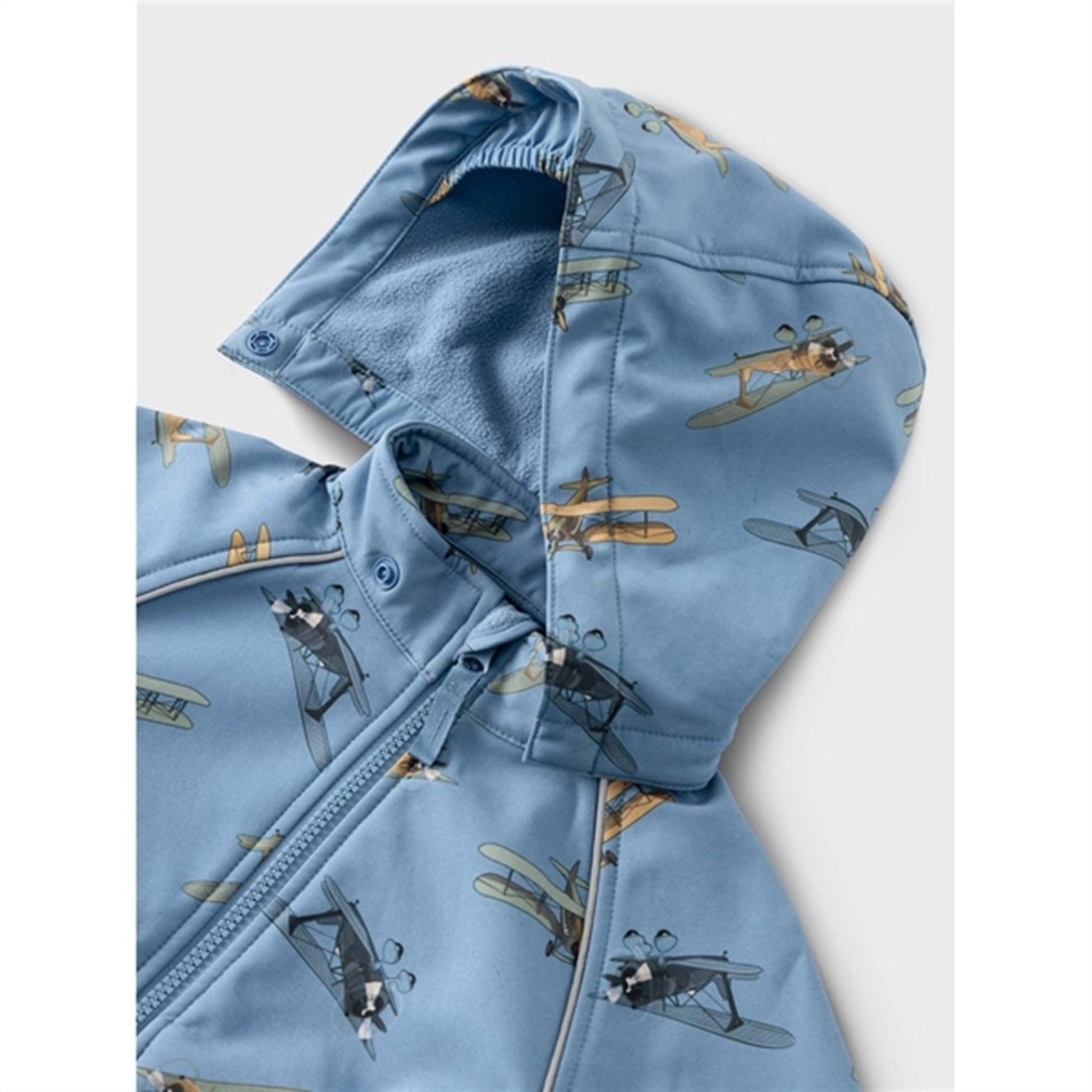 Name it Coronet Blue Alfa08 Softshell Jacket Airplane