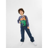 Name it Bijou Blue Norman Marvel Sweatshirt