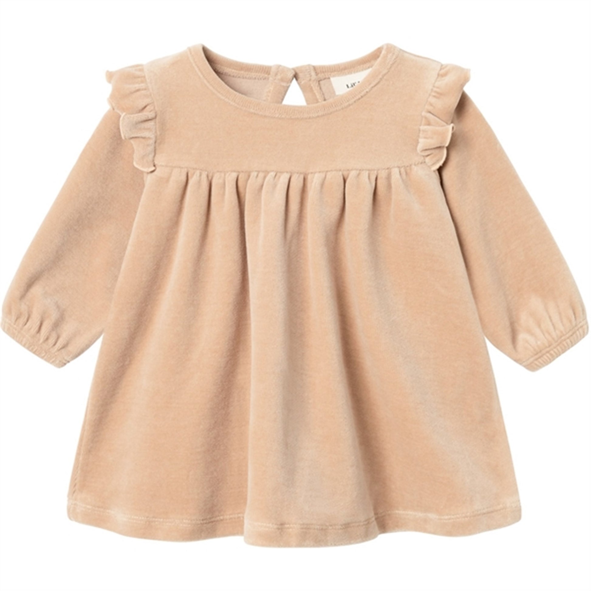 Lil'Atelier Nougat Rimie Velour Sweat Dress