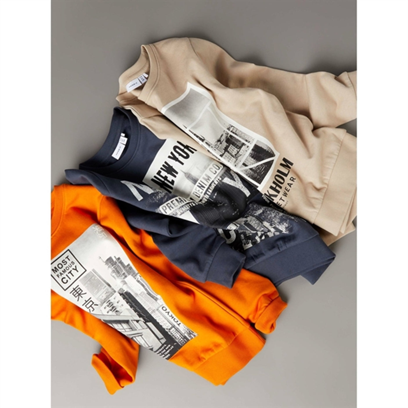 Name it Oxford Tan Stobias Sweatshirt