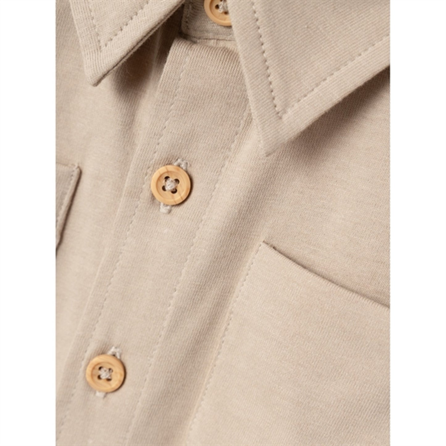 Name it Oxford Tan Ronald Jersey Shirt