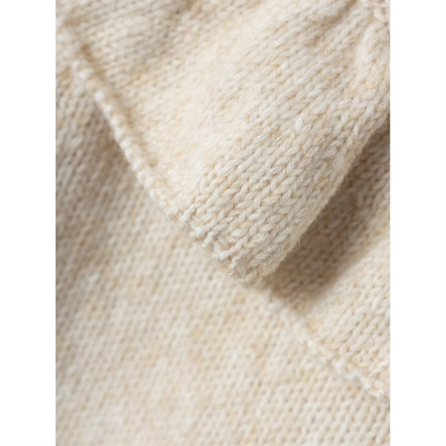 Lil'Atelier Wood Ash Melange Rila Knit Sweater