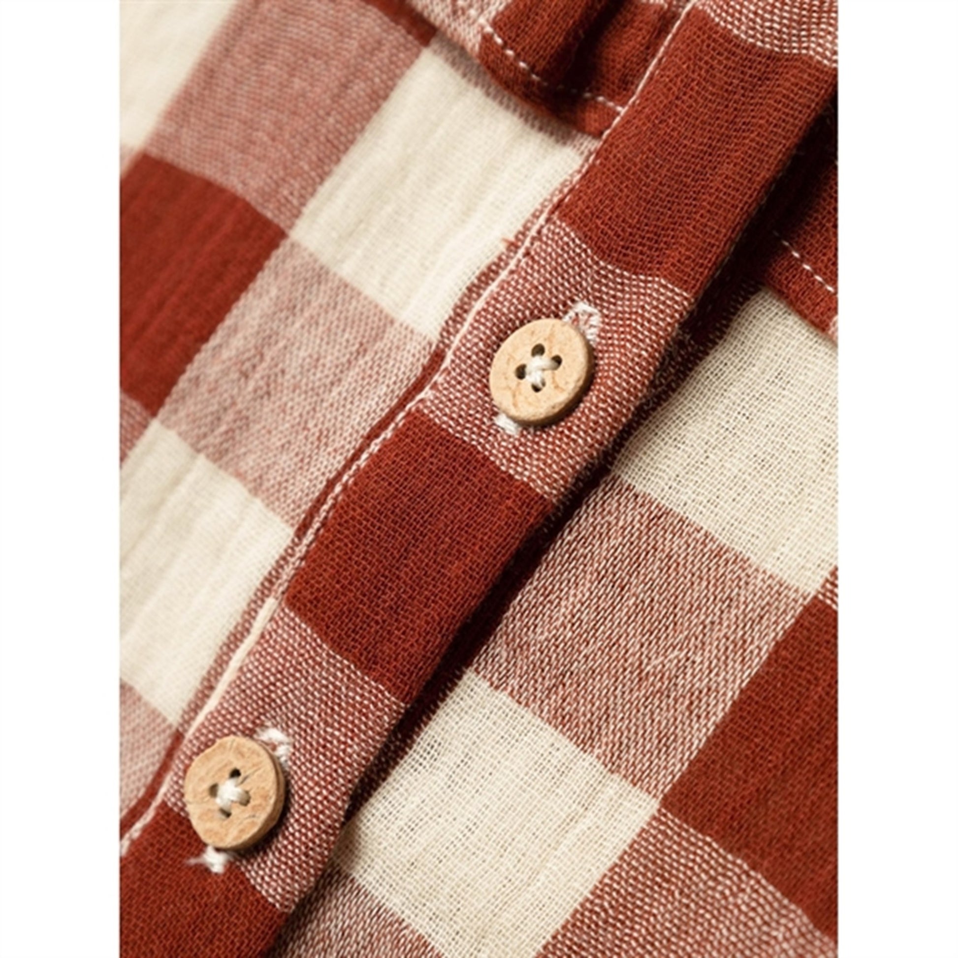 Lil'Atelier Fired Brick Rosali Shirt