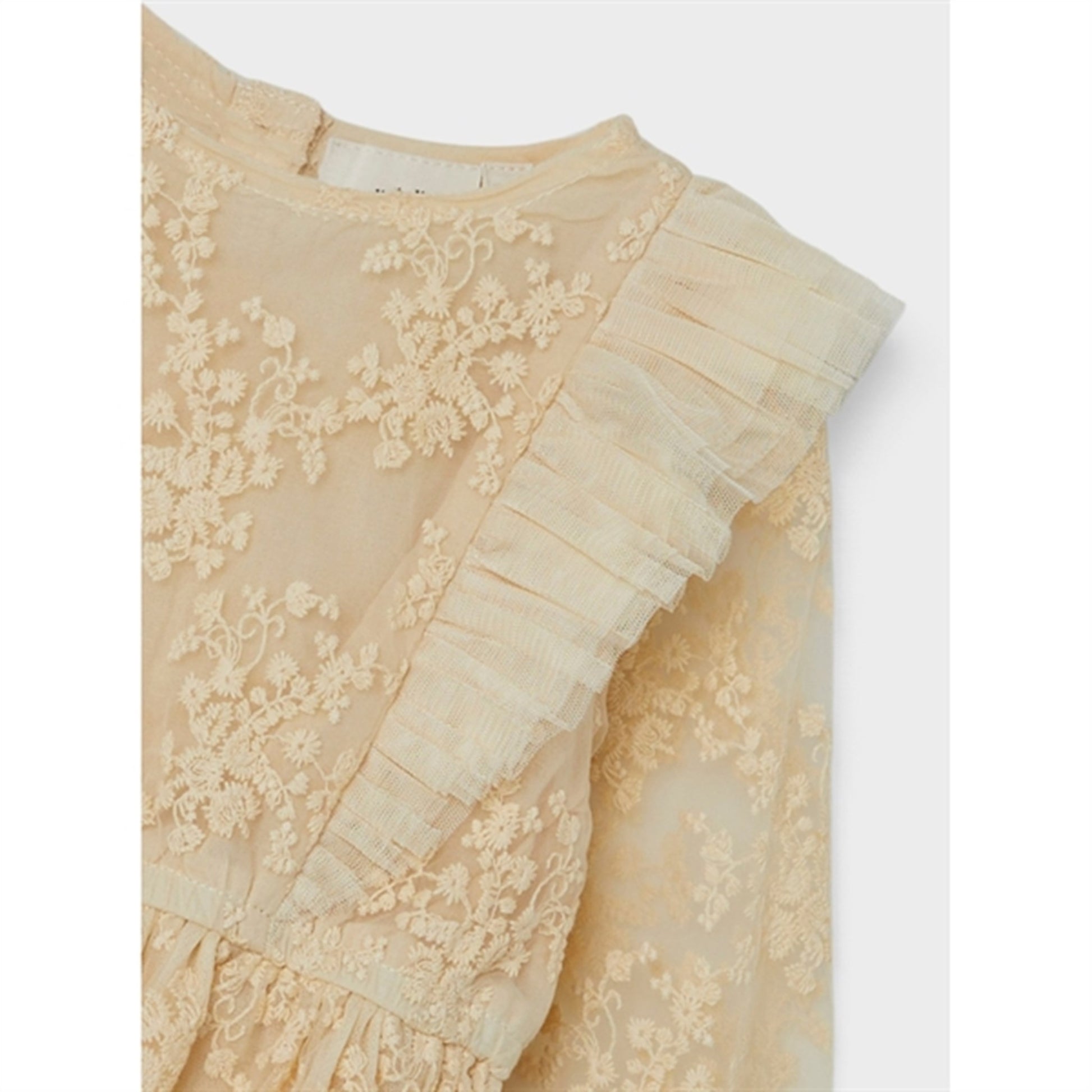 Lil'Atelier Wood Ash Ronja Rie Tulle Dress