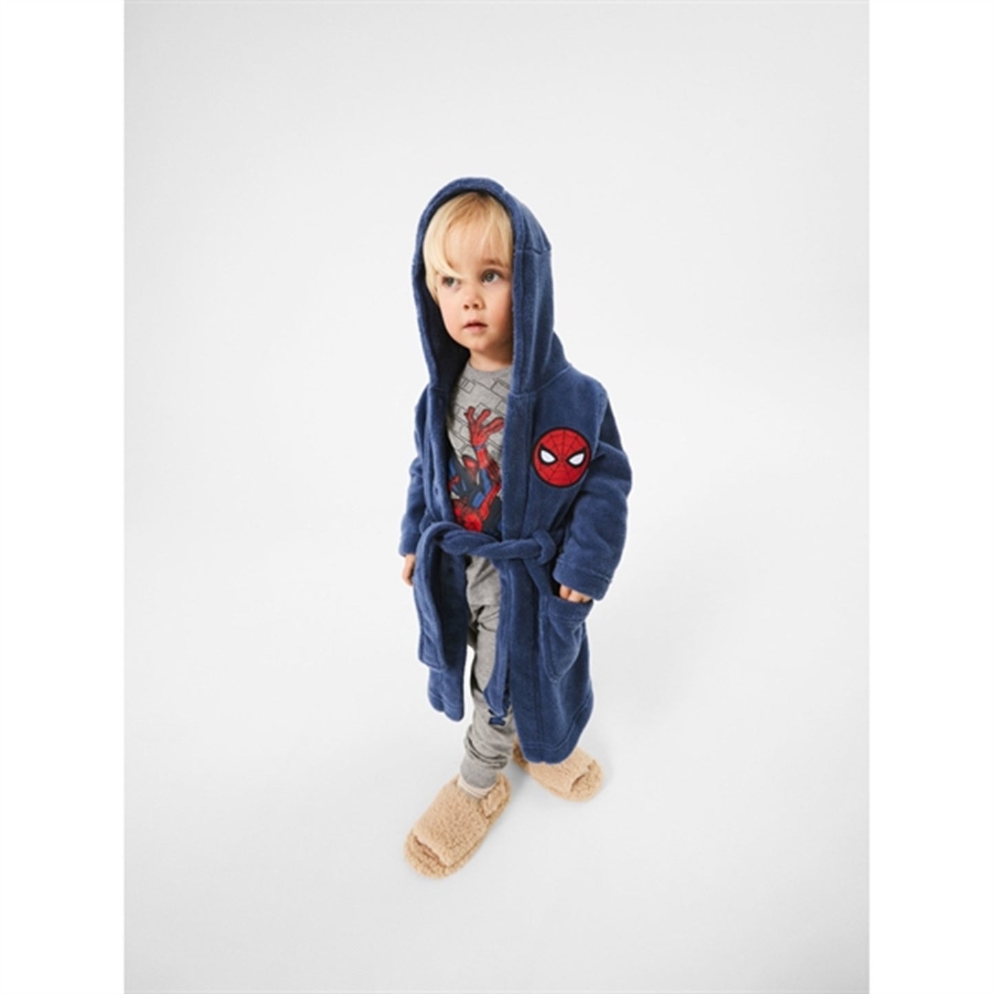 Name it Bijou Blue Osel Spiderman Bathrobe