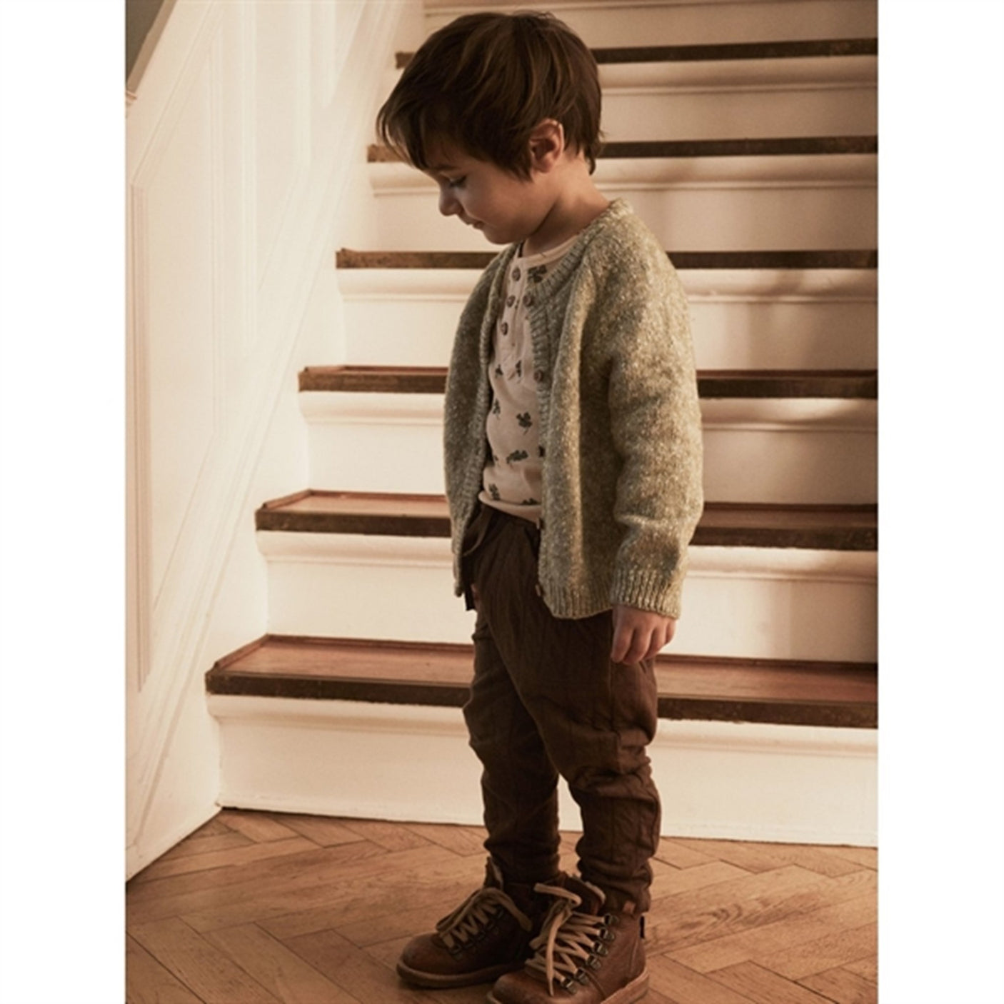 Lil'Atelier Wood Ash Geo Slim Blouse