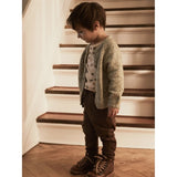 Lil'Atelier Wood Ash Geo Slim Blouse