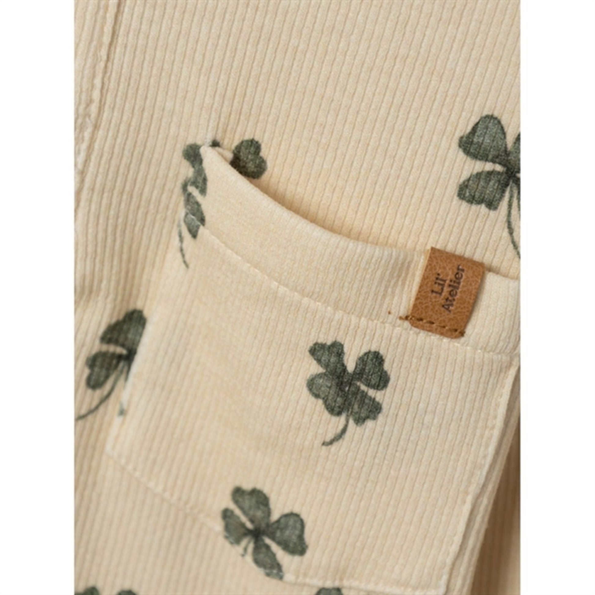 Lil'Atelier Wood Ash Geo Slim Blouse