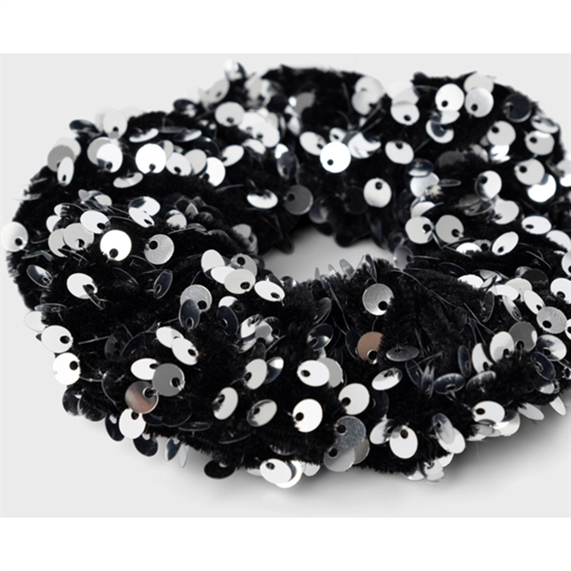 Name it Silver Rimone Schrunchie