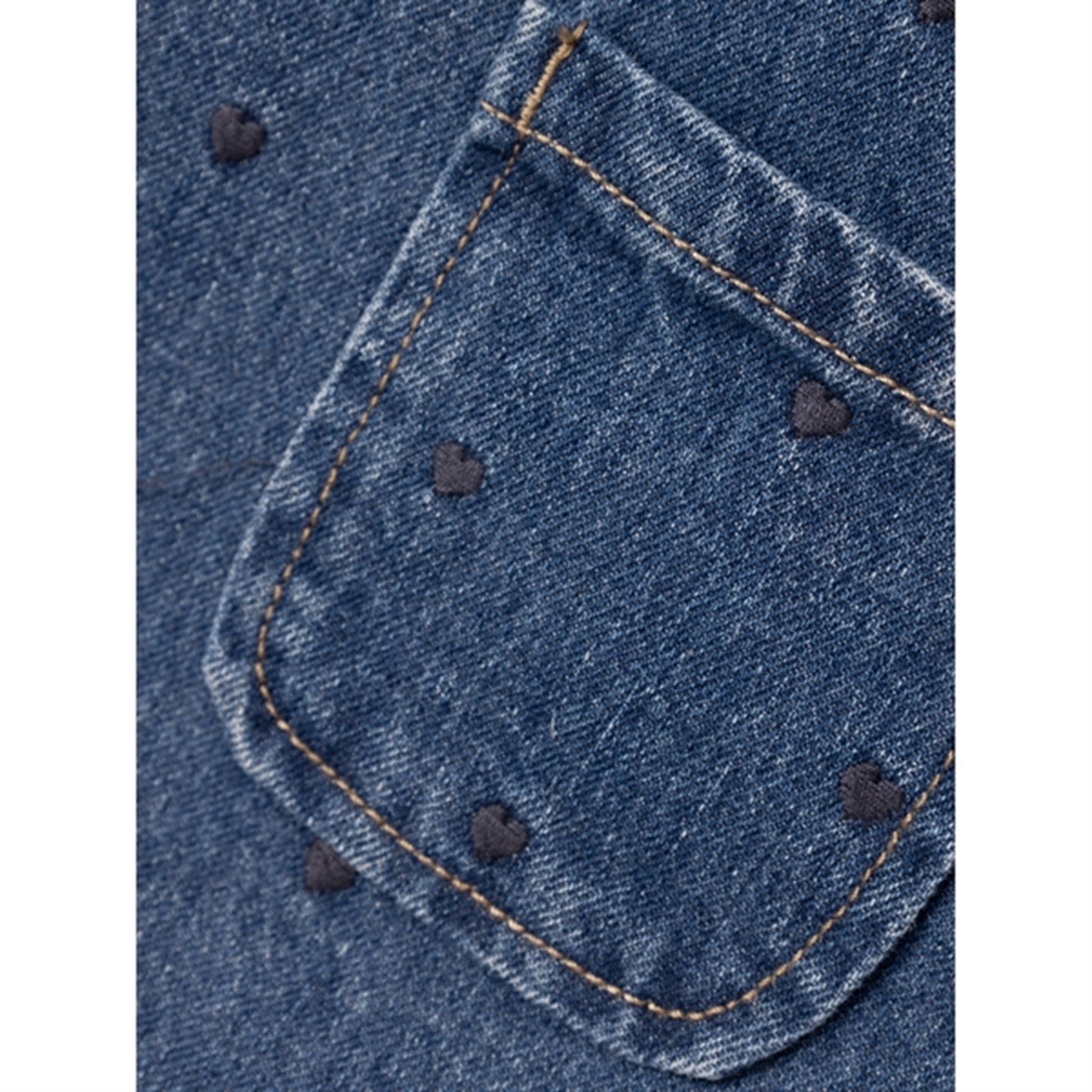 Lil'Atelier Medium Blue Denim Rey Denim Spencer Dress