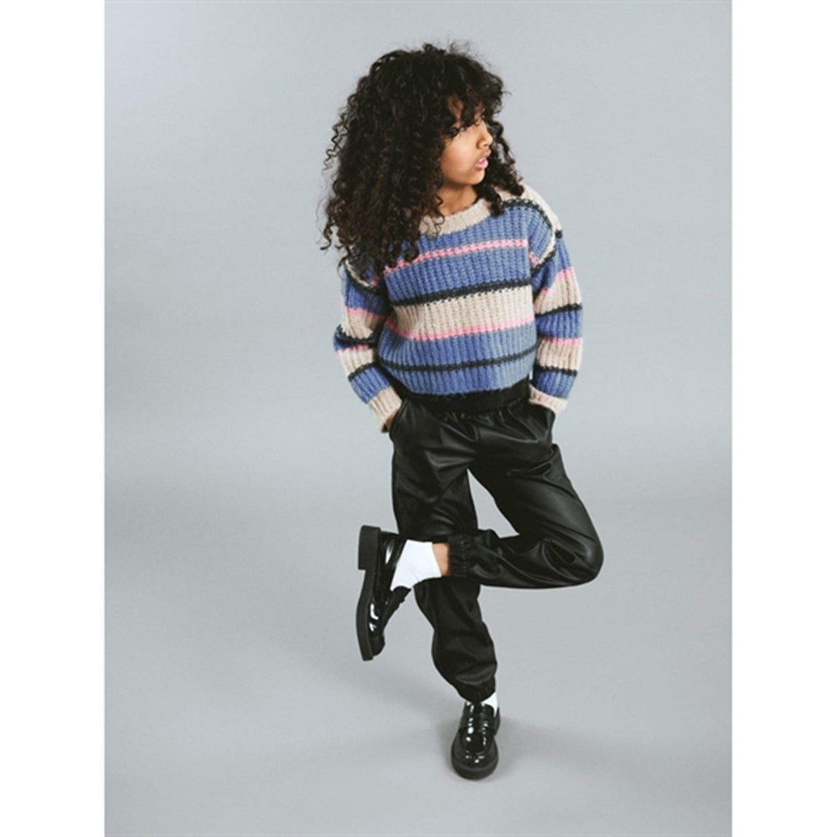 Name it Black Sianine PU Pants