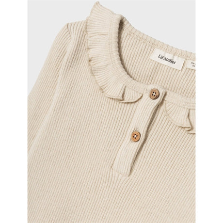 Lil'Atelier Wood Ash Sophia Slim Blouse