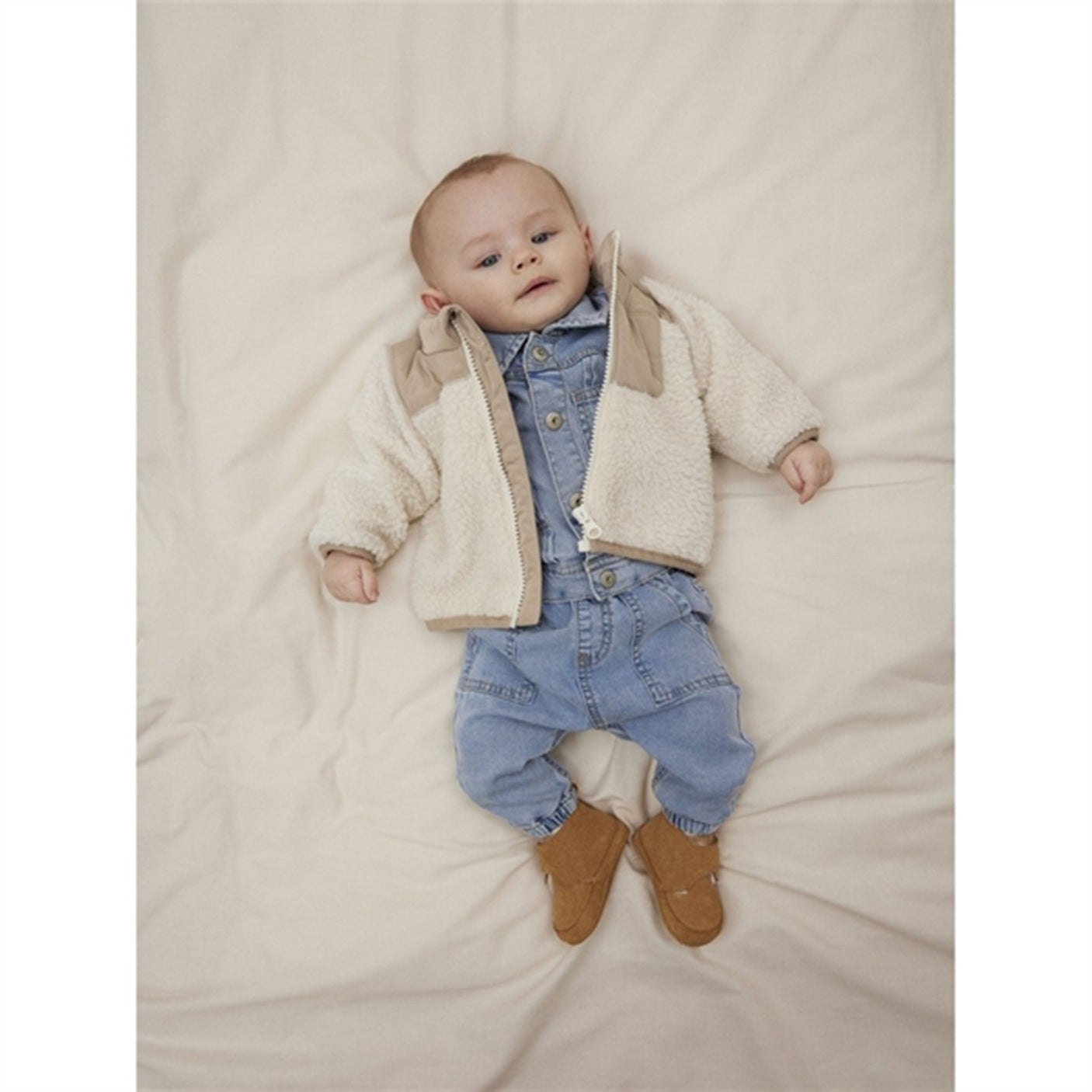 Name it Whitecap Gray Mosie Teddy Jacket