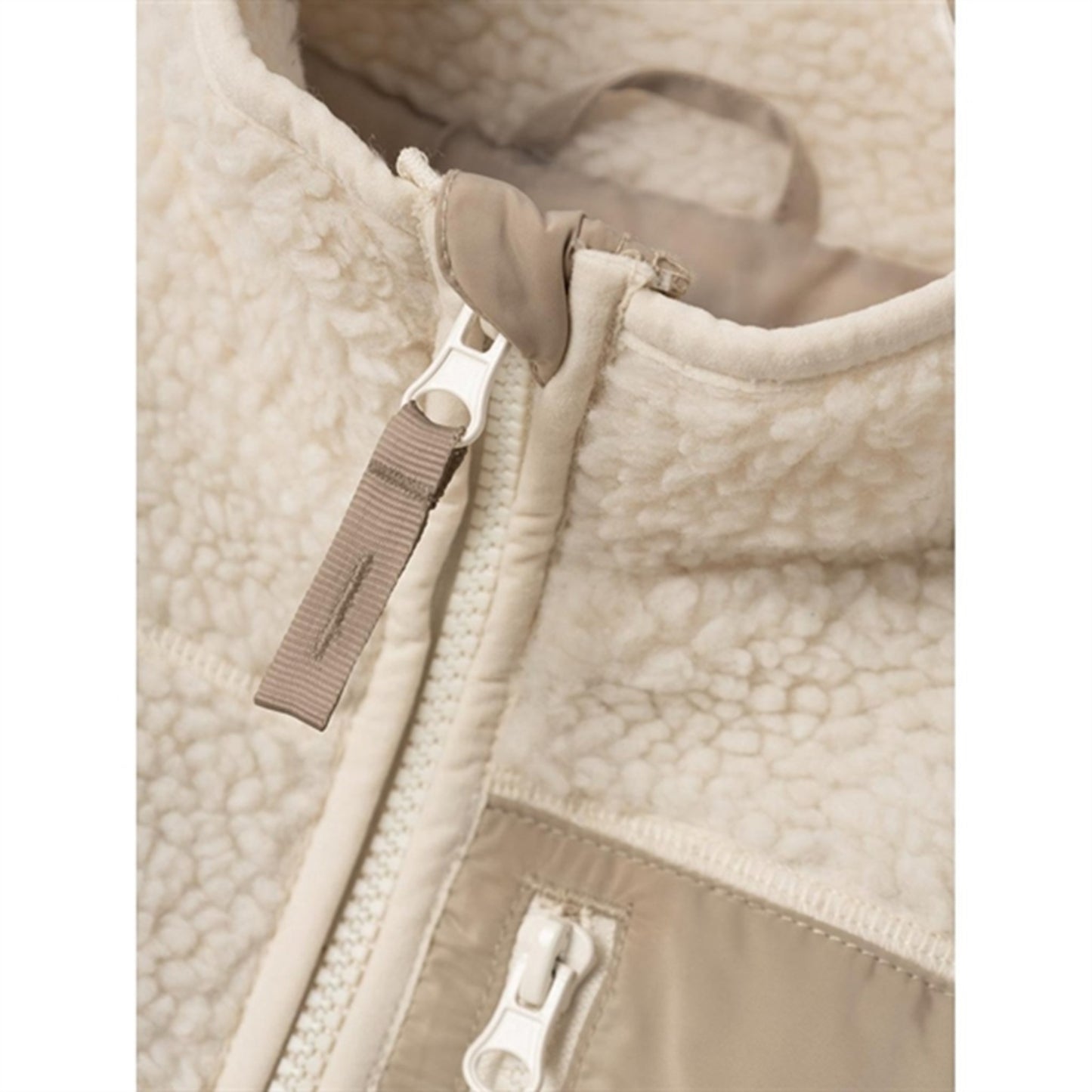 Name it Whitecap Gray Magot Teddy Jacket
