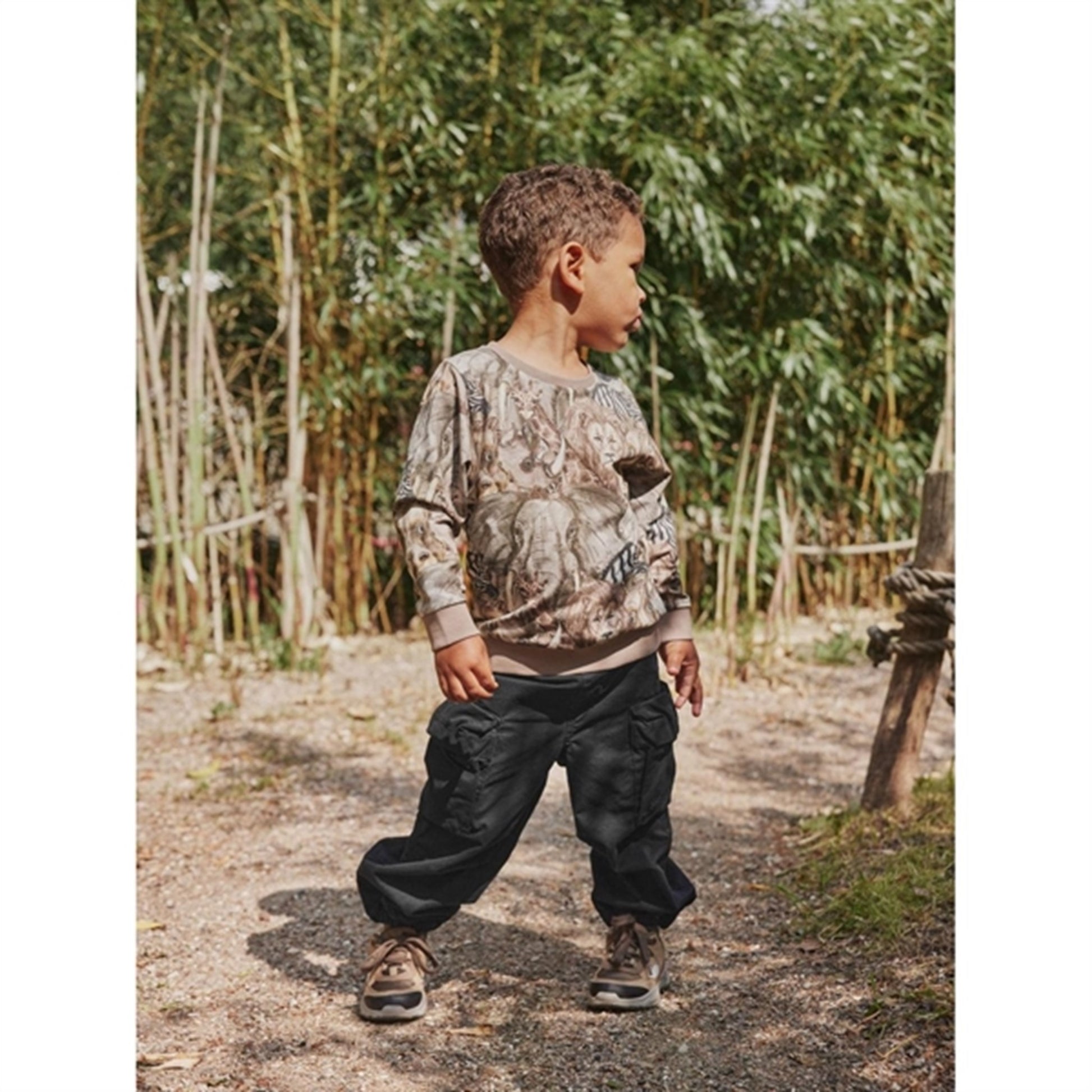 Name it Black Ben Parachute Pants Noos